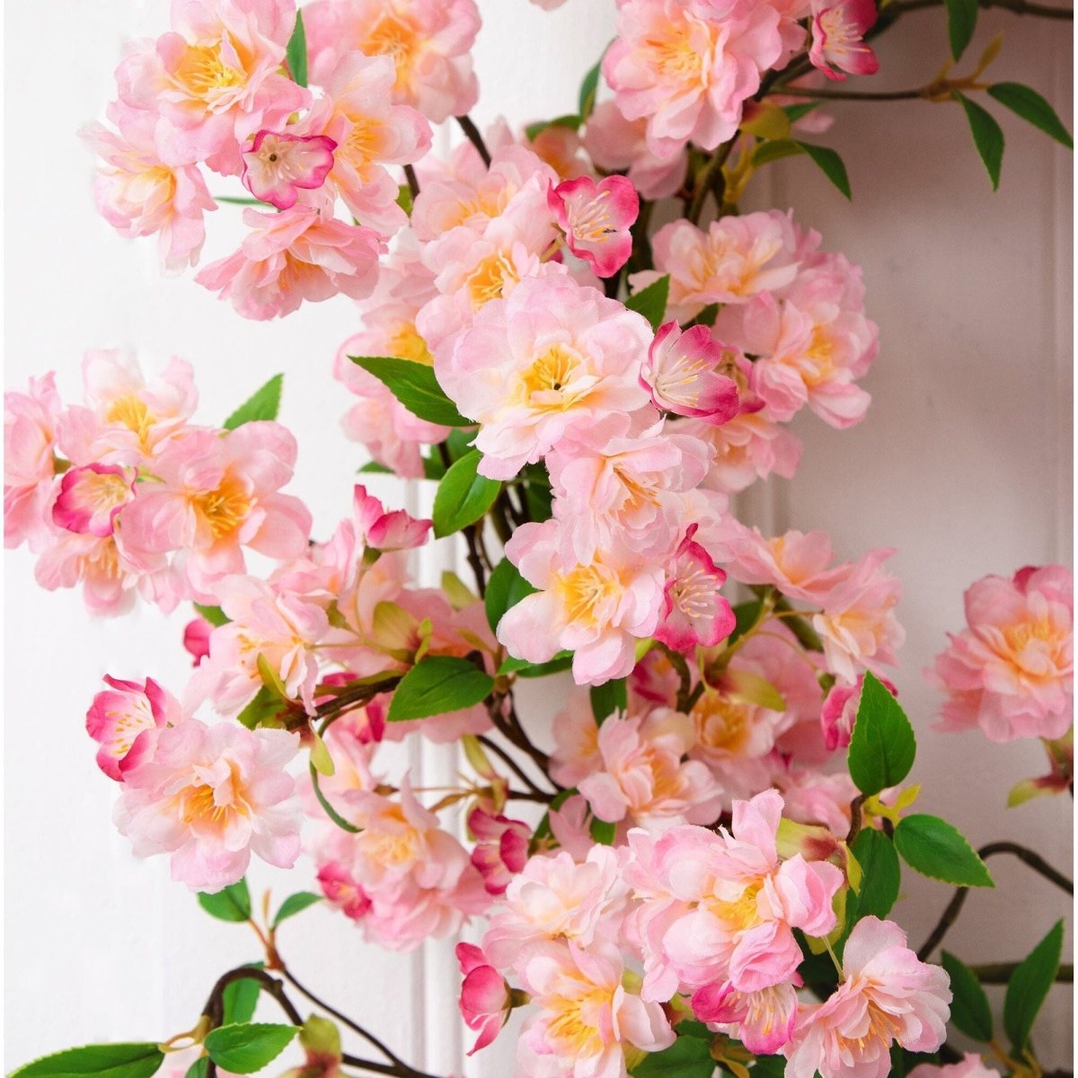 Shop For 30” Artificial Pink Cherry Blossom Wreath