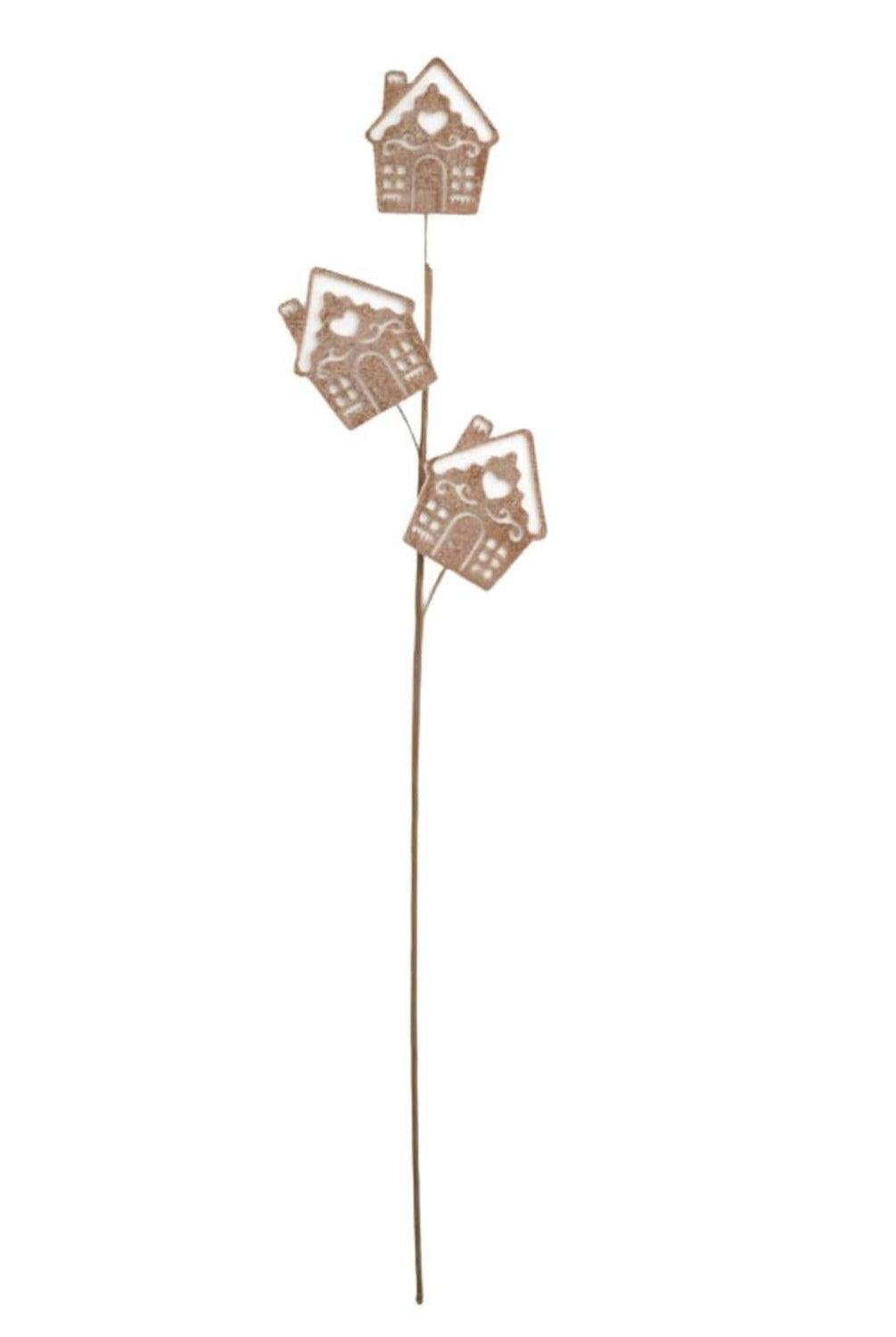 30" Gingerbread House Spray