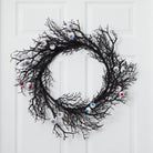 Shop For 30" Halloween Gazing Eyeballs Twig Wreath