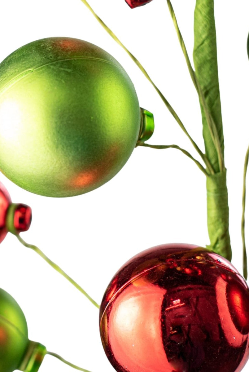 Shop For 30" Ornament Ball Pick: Red & Green