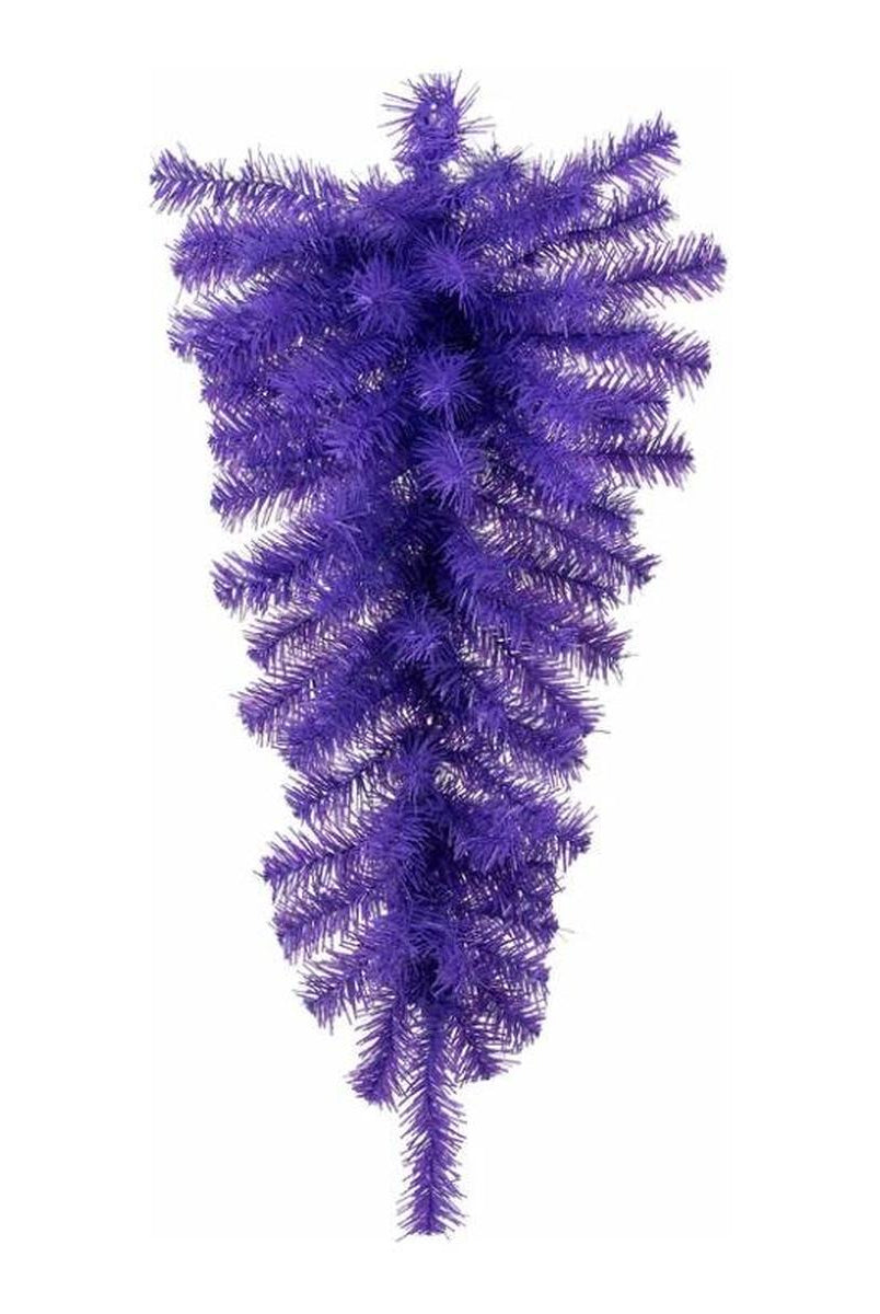 Shop For 30" Pine Teardrop Swag, 70 Tips: Purple