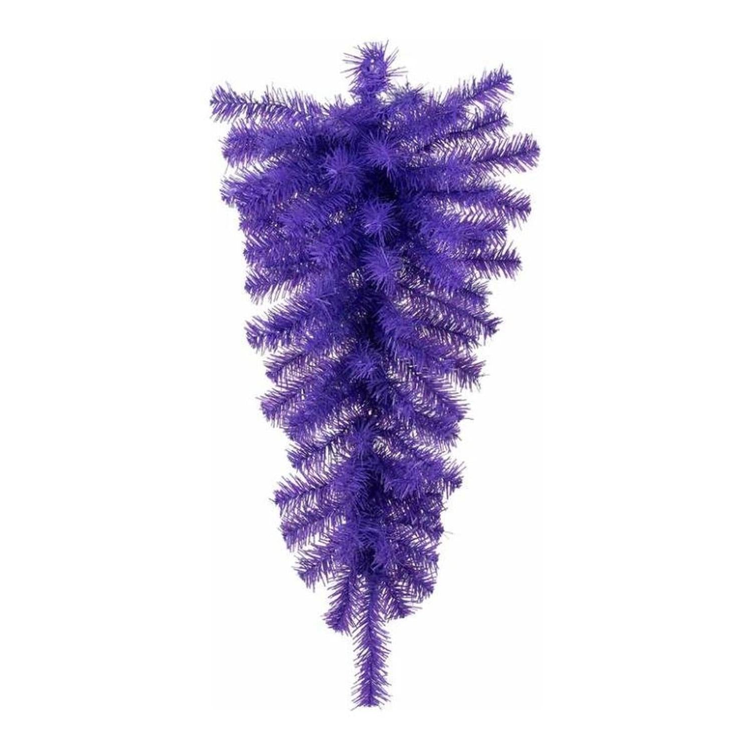 Shop For 30" Pine Teardrop Swag, 70 Tips: Purple