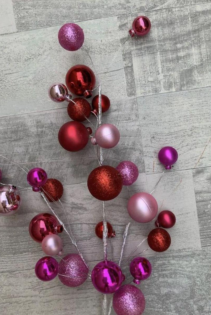 Shop For 30" Pink and Red Ball Spray