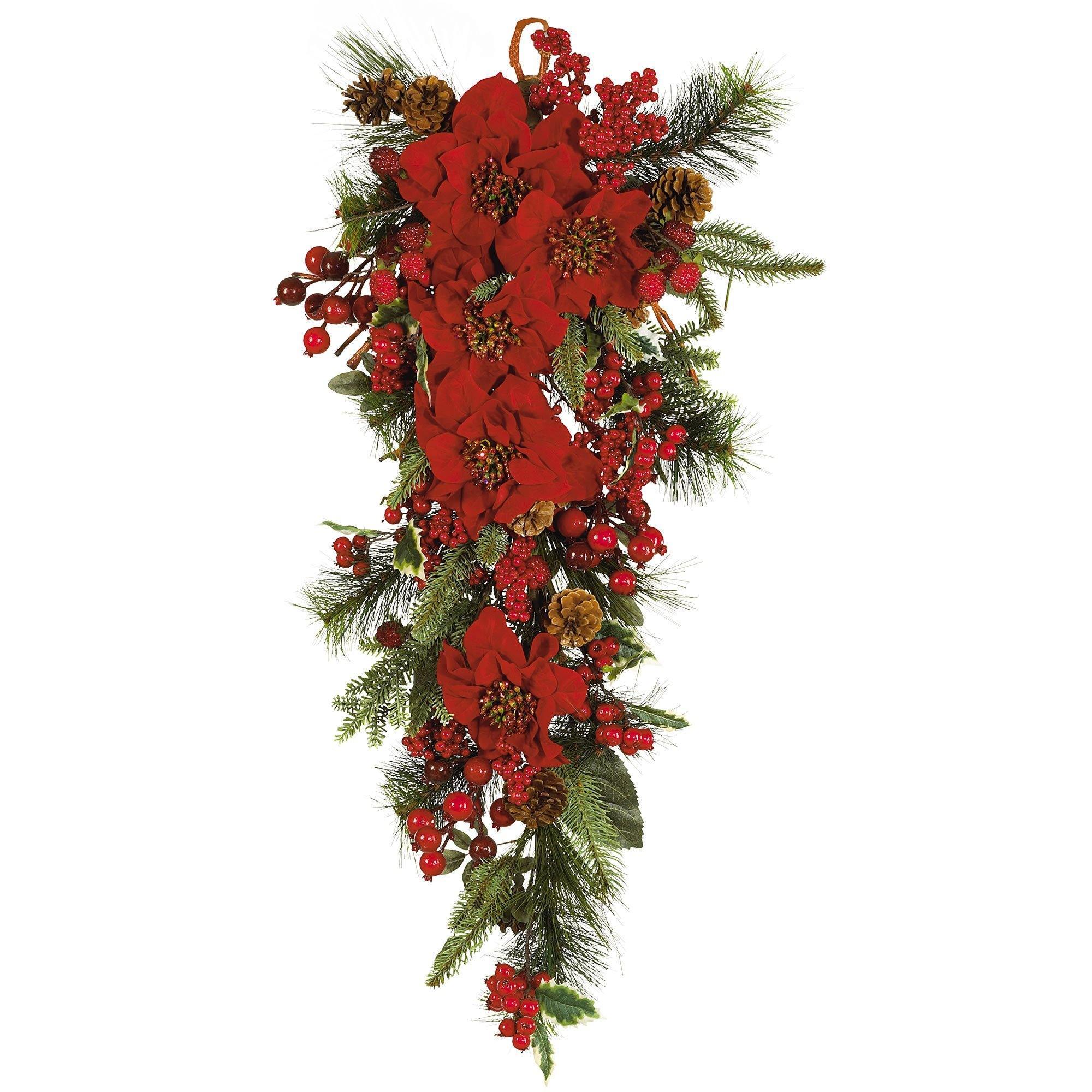 Shop For 30" Poinsettia Teardrop