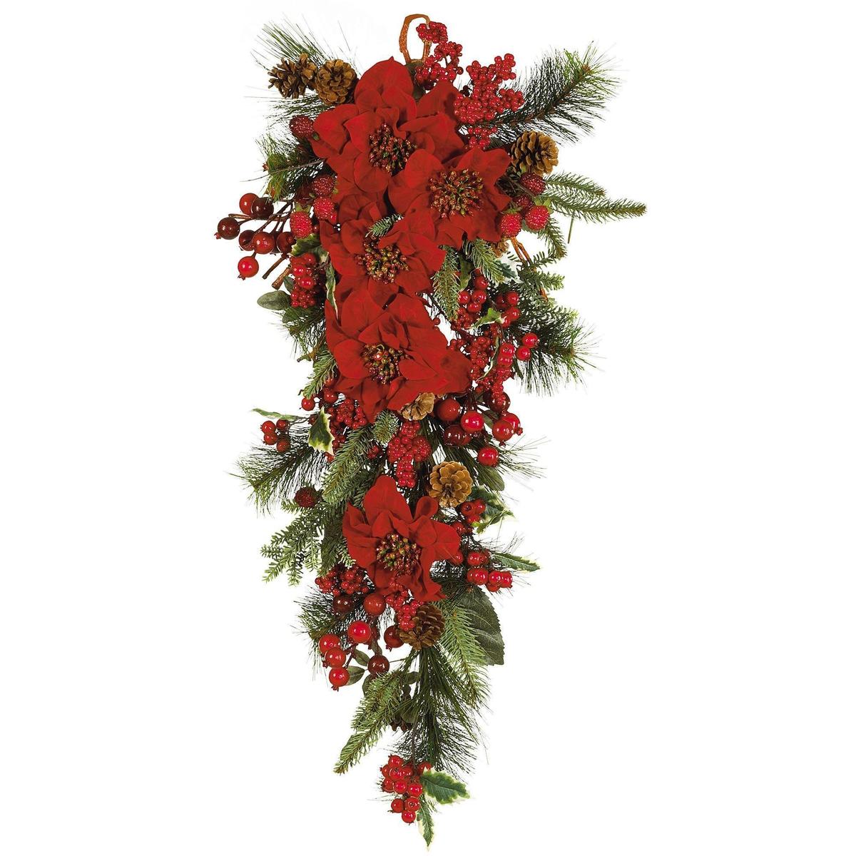 Shop For 30" Poinsettia Teardrop
