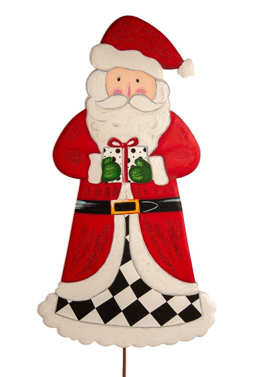 Shop For 30in Metal Elegant Santa (Stake/Hang/Easel)