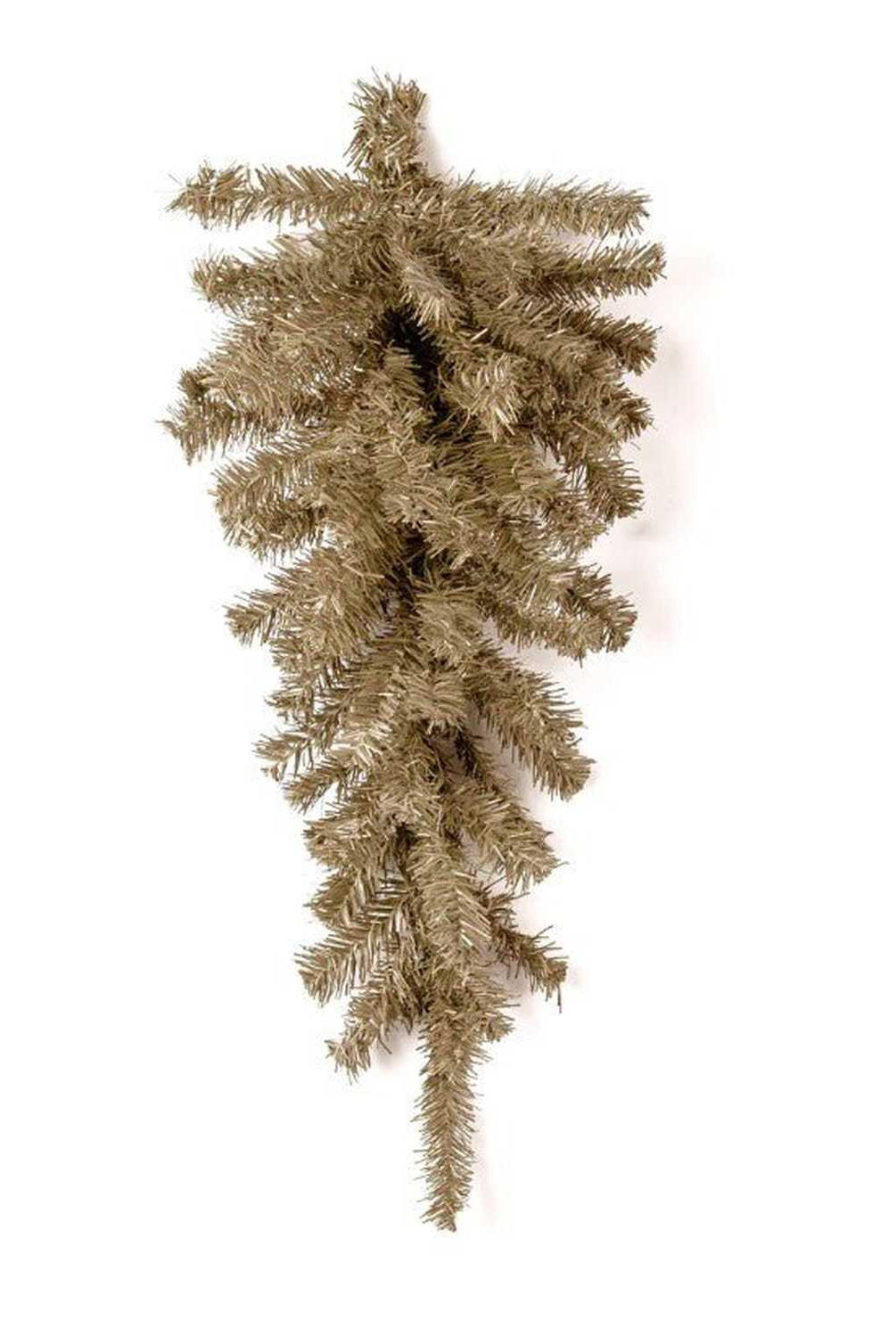 Shop For 30in Pine Teardrop Swag: Burlap Tan (70 Tips)