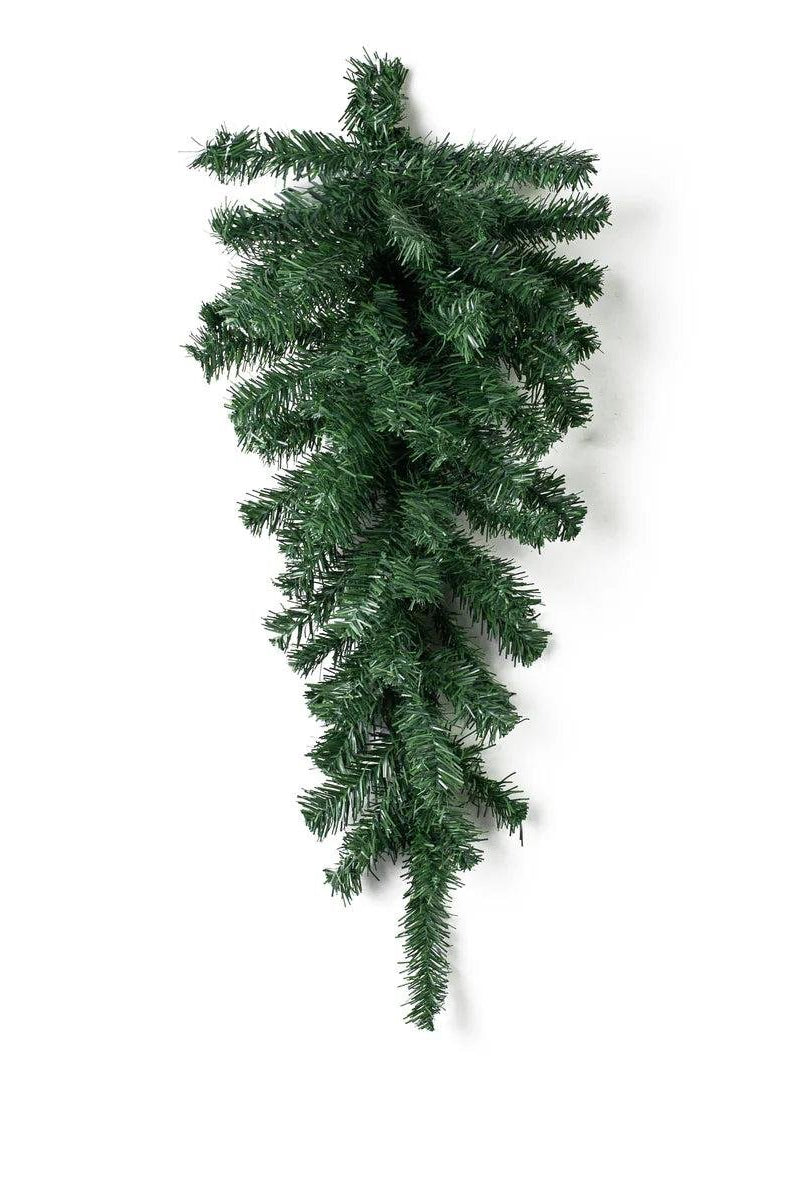 Shop For 30in Pine Teardrop Swag: Two Tone Green (70 Tips)