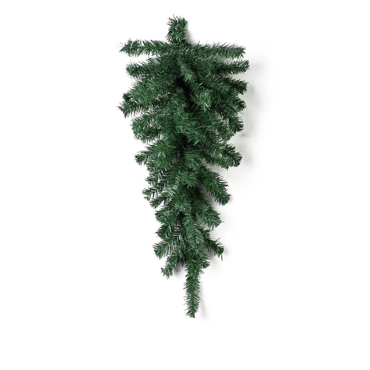 Shop For 30in Pine Teardrop Swag: Two Tone Green (70 Tips)