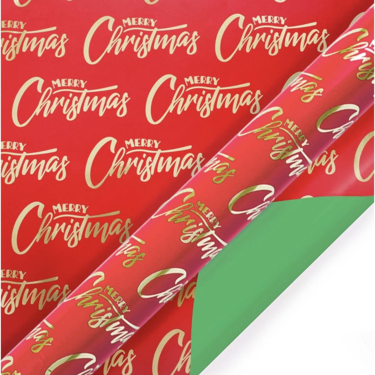 Shop For 30in Reversible Merry Christmas Wrapping Paper