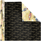 Shop For 30in Reversible Nutcracker Wrapping Paper: Gold