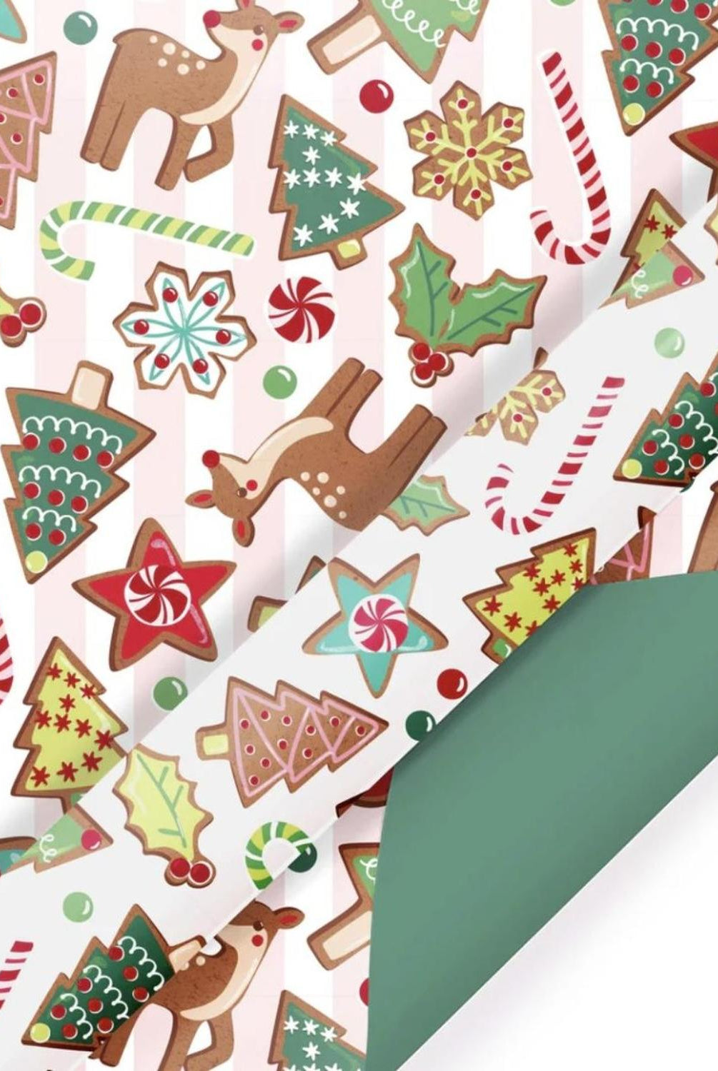 30in Reversible Sweet Cookies Wrapping Paper