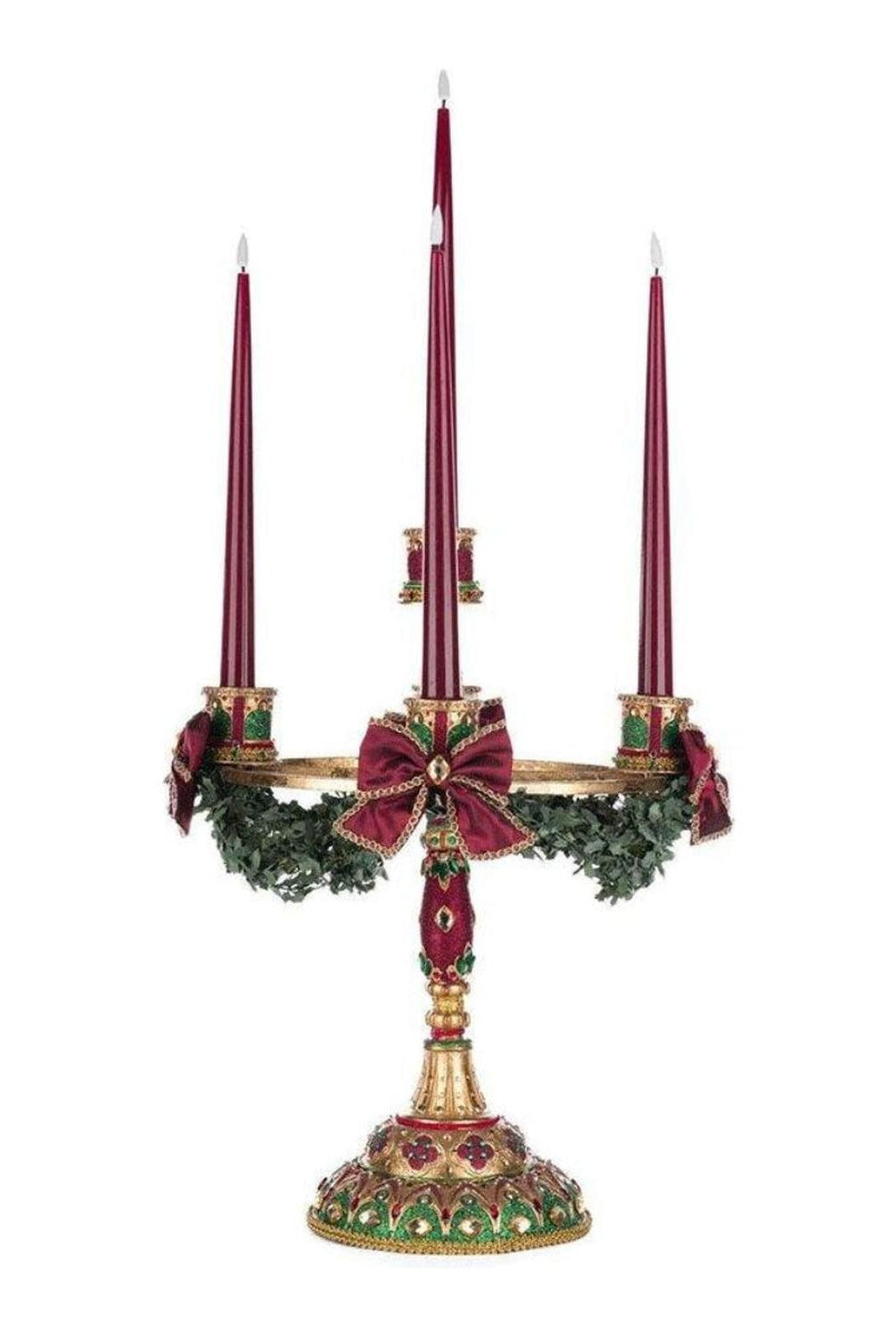 31" Christmas Castle Candelabra