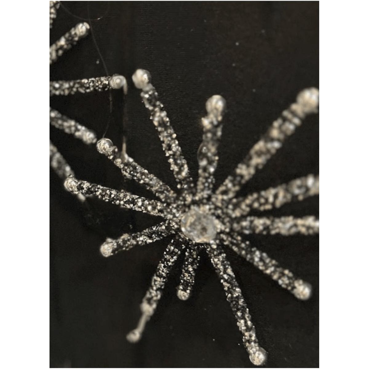 Shop For 31" Diamond Bead Snowflake Spray