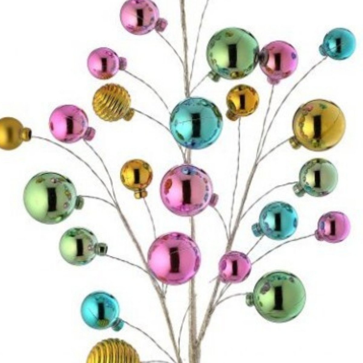 Shop For 31" Shiny Matte Ball Spray: Pastel