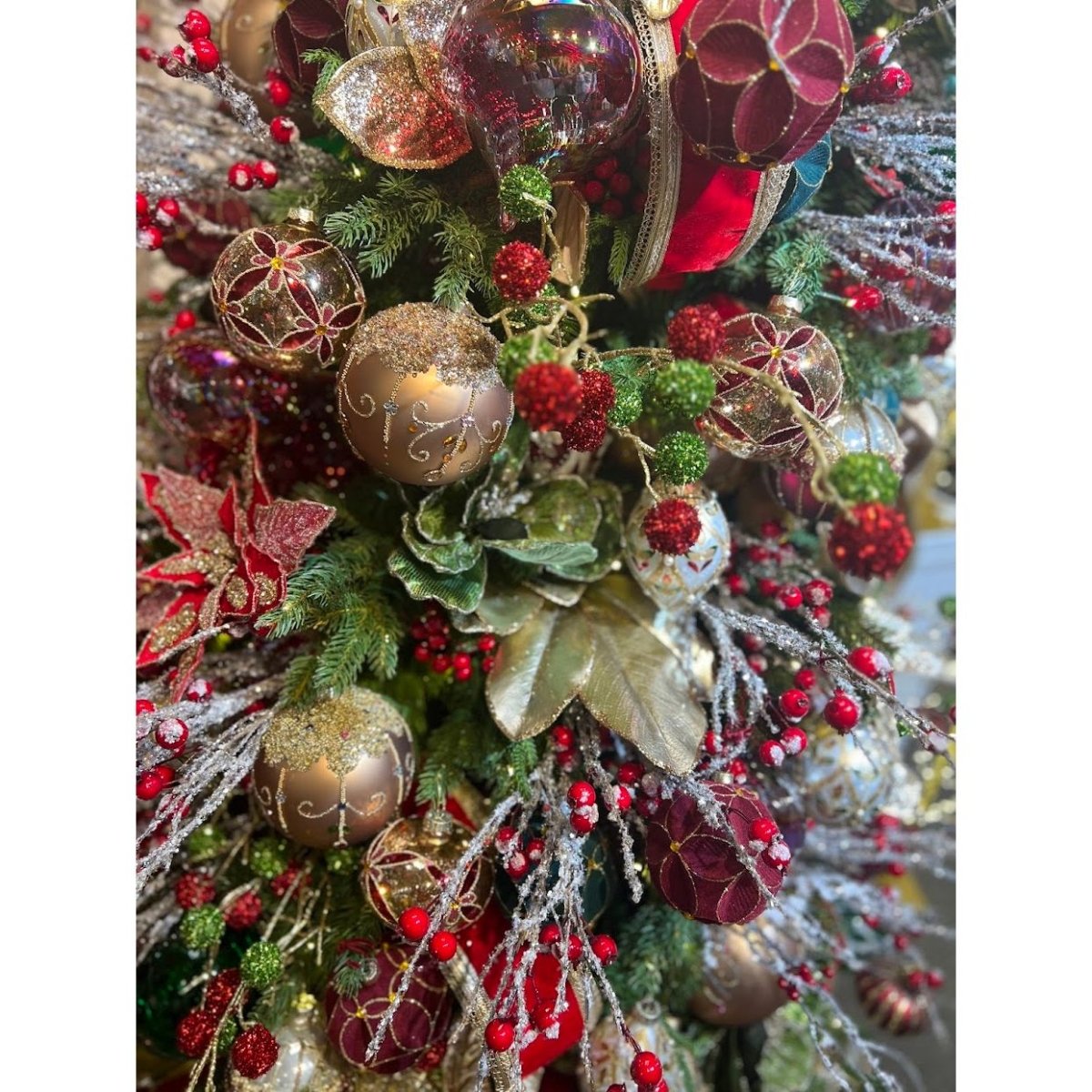 Shop For 31" Twig Ball Spray: Red/Gold