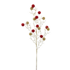 Shop For 31" Twig Ball Spray: Red/Gold