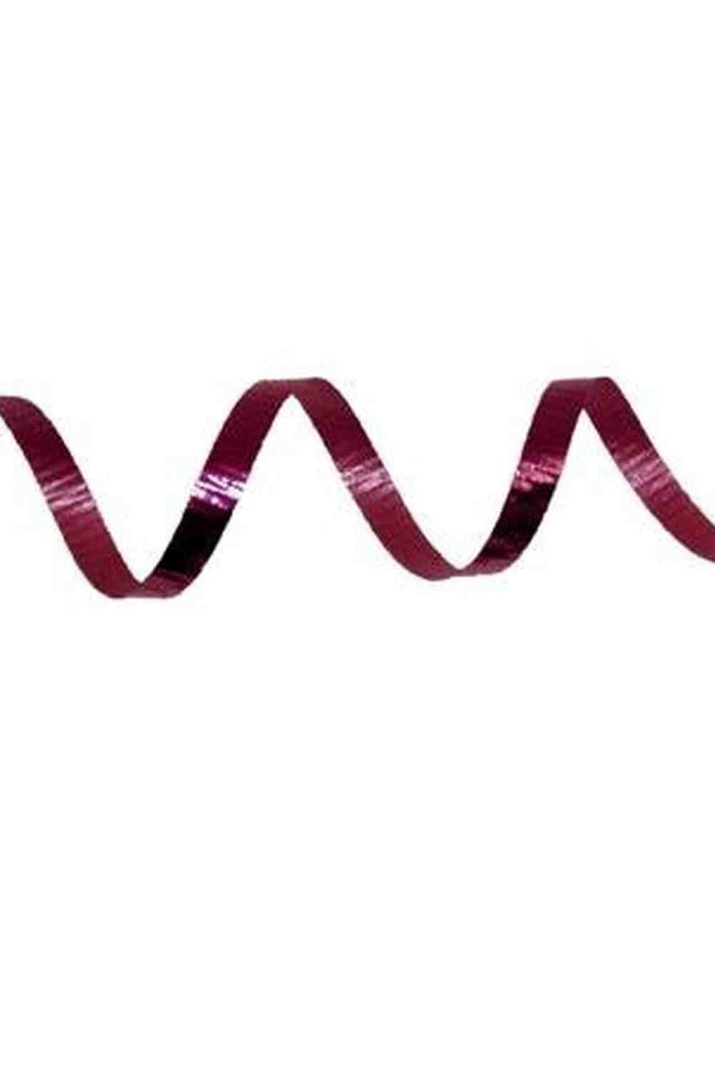 Shop For 3/16in Crimped Metallic Curling Ribbon: Burgundy (250 Yards)