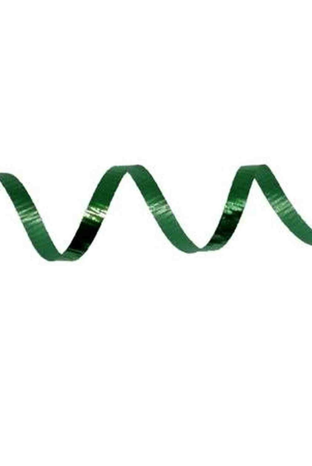 Shop For 3/16in Crimped Metallic Curling Ribbon: Hunter Green (250 Yards)