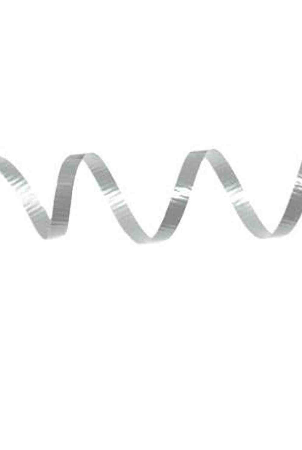 Shop For 3/16in Crimped Metallic Curling Ribbon: Silver (250 Yards)