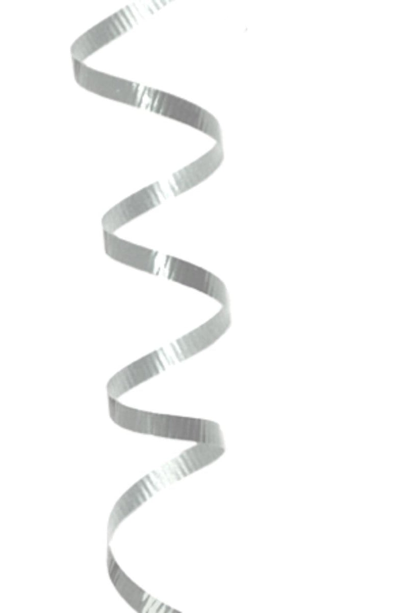 Shop For 3/16in Crimped Metallic Curling Ribbon: Silver (250 Yards)