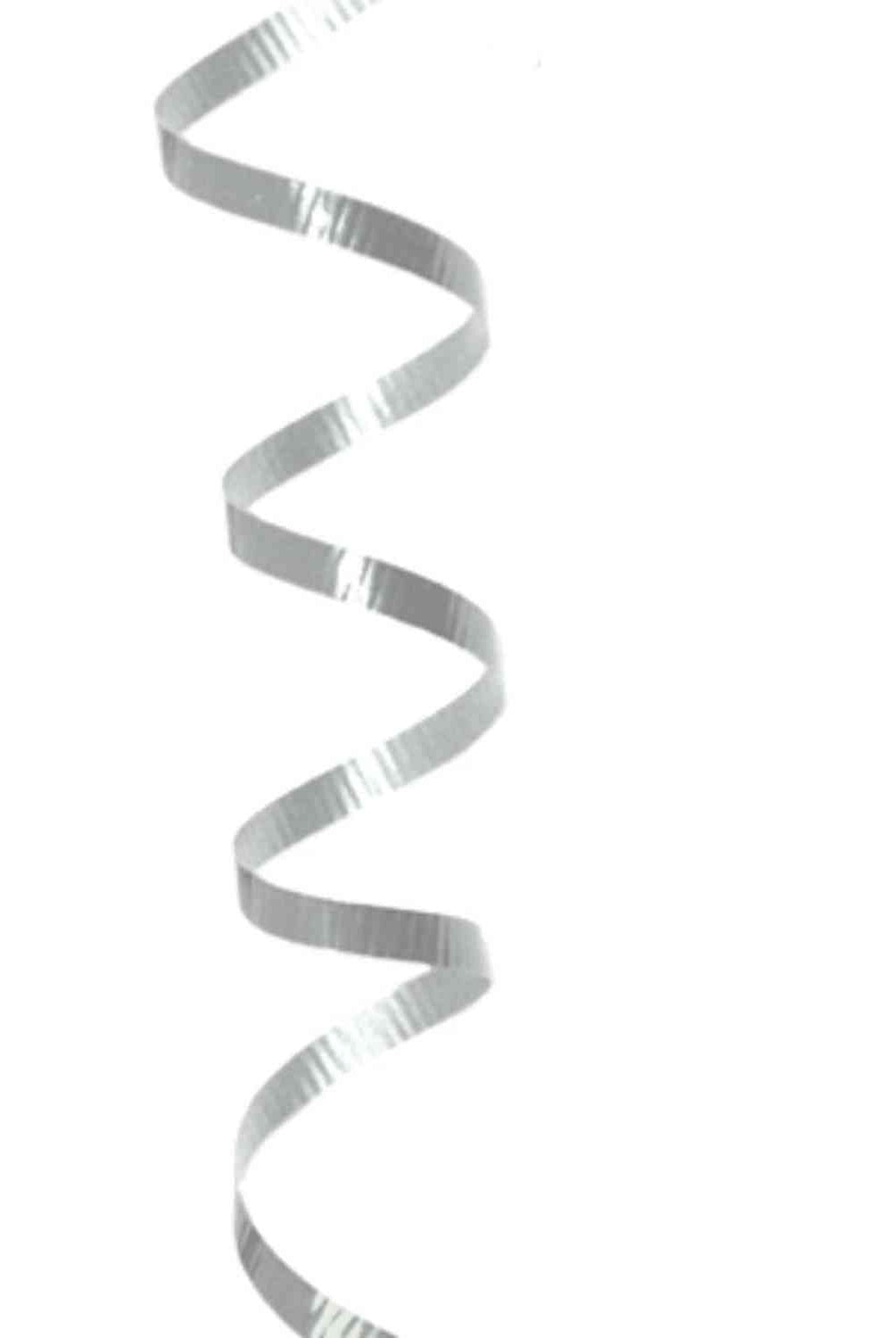 Shop For 3/16in Crimped Metallic Curling Ribbon: Silver (250 Yards)