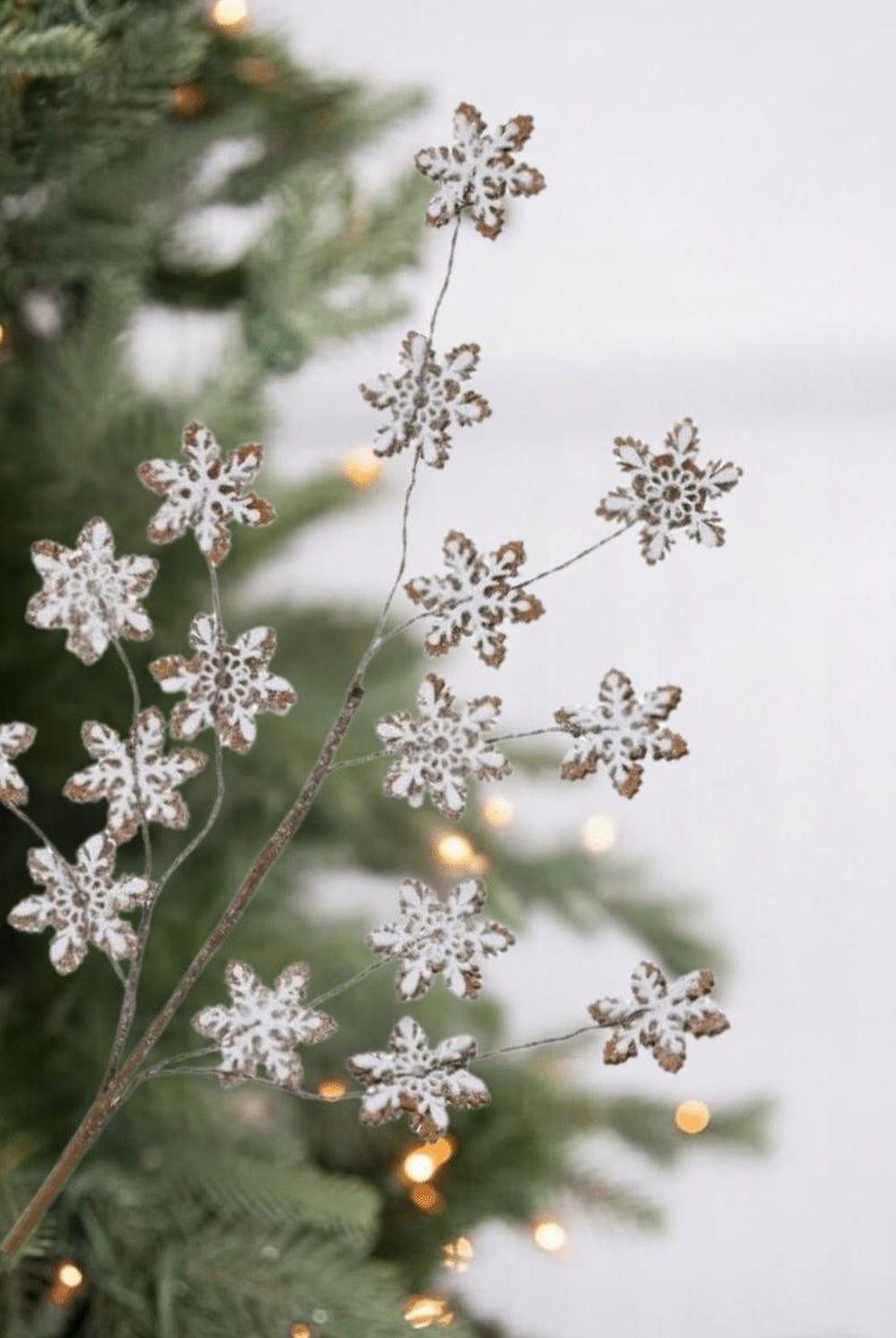 Shop For 32" Gingerbread Snowflake Spray