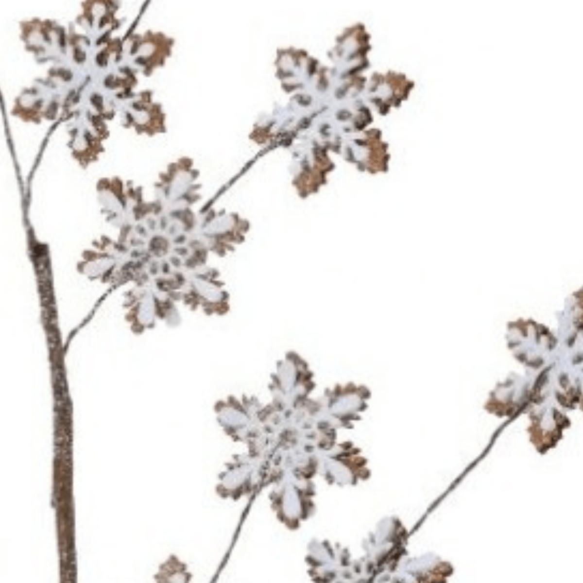 Shop For 32" Gingerbread Snowflake Spray