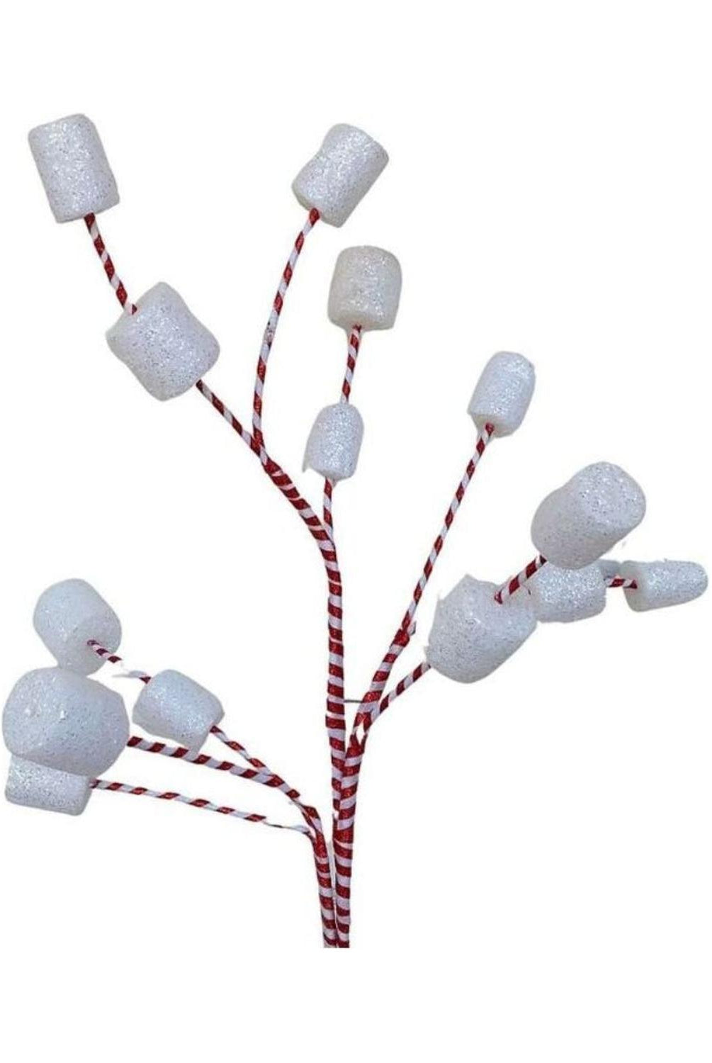 32" Glittered Marshmallow Spray