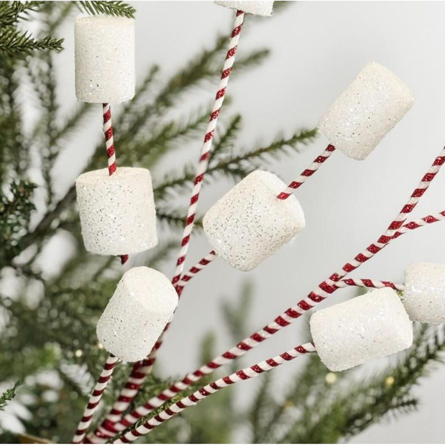 Shop For 32" Glittered Marshmallow Spray