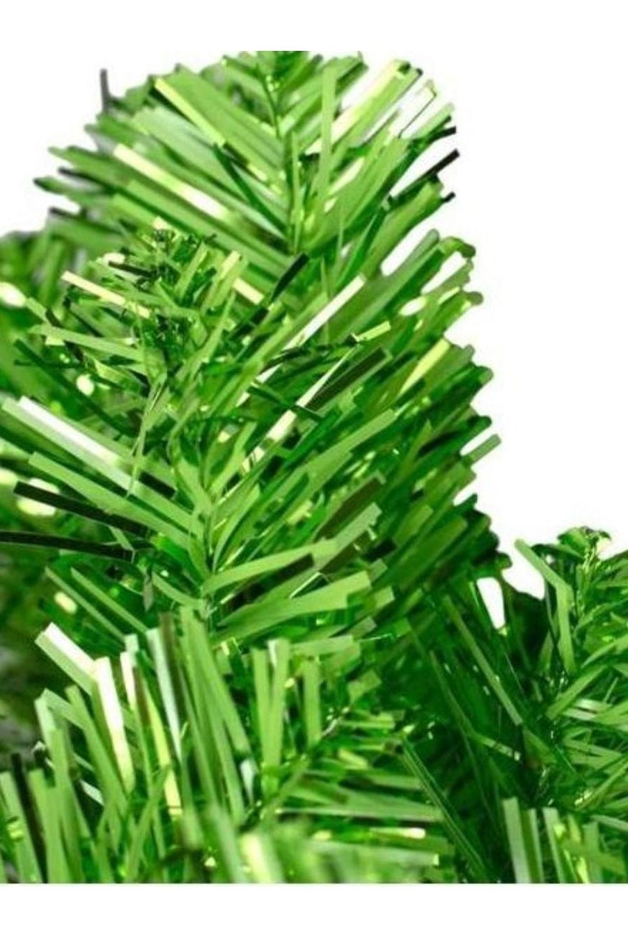 Shop For 32" Green Tinsel Teardrop Swag, Unlit at Michelle's aDOORable Creations