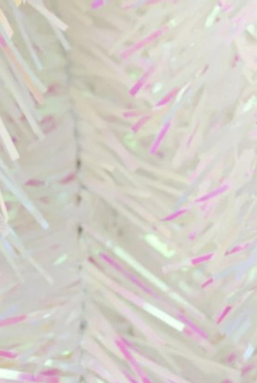 Shop For 32" Pine Teardrop Swag: Iridescent White