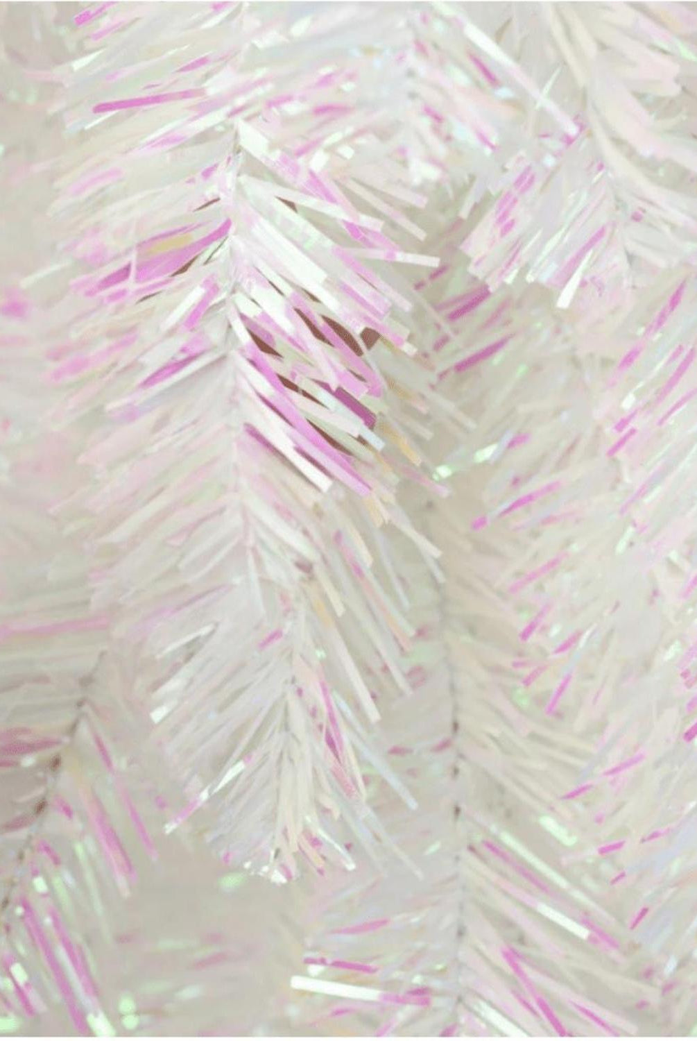 Shop For 32" Pine Teardrop Swag: Iridescent White