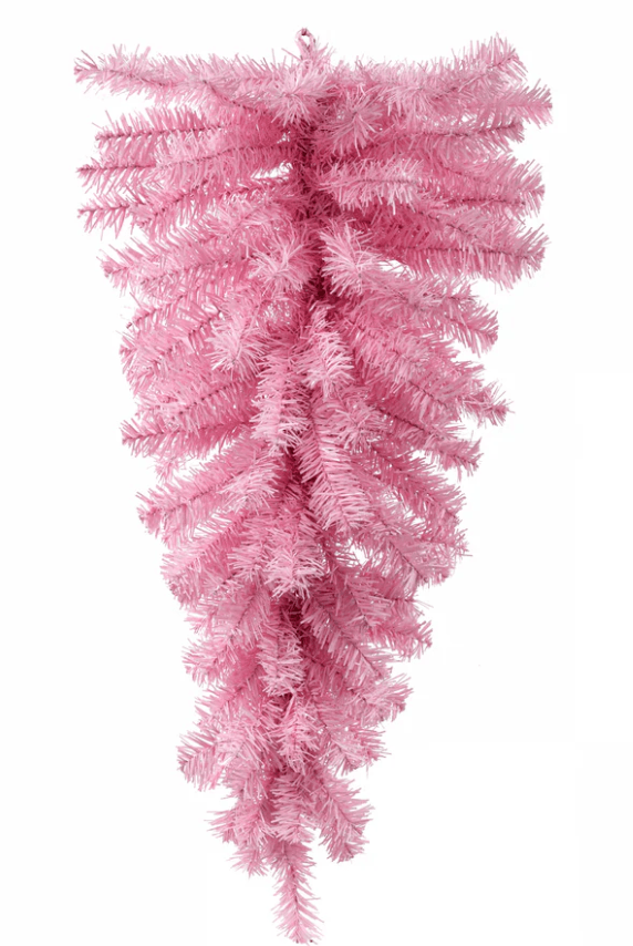 Shop For 32" Pink Pine Christmas Teardrop, Unlit