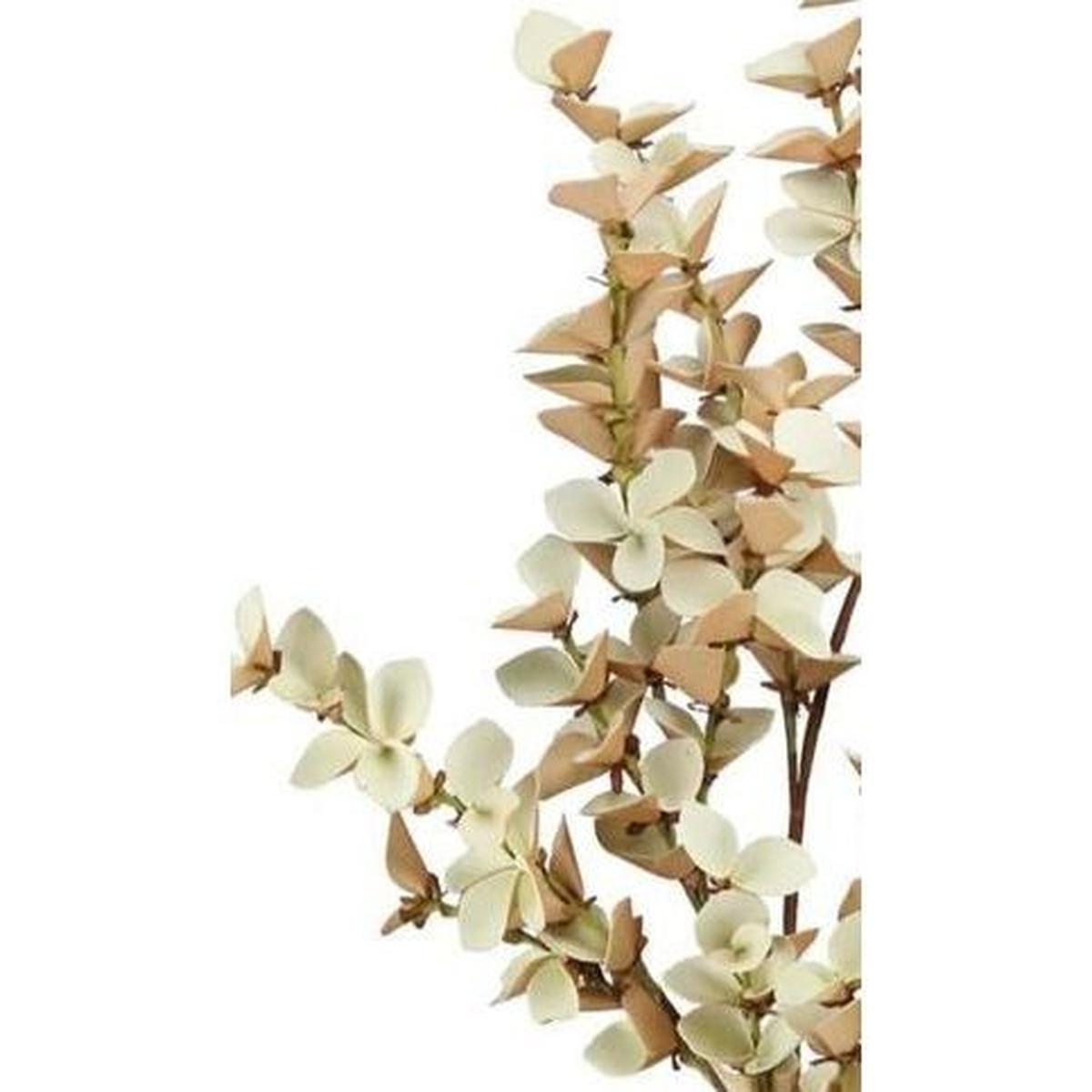 Shop For 33" Foam Eucalyptus Paper Leaf Spray: Cream