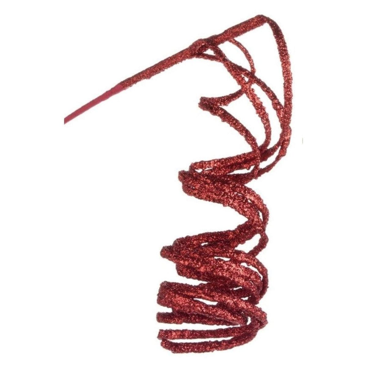 Shop For 33" Glittered Spring Spray, Red or Green
