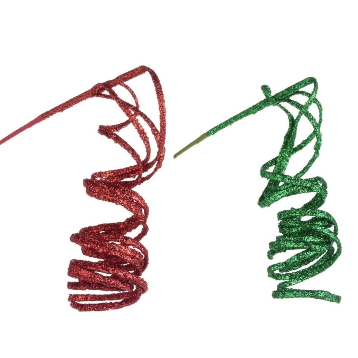 Shop For 33" Glittered Spring Spray, Red or Green