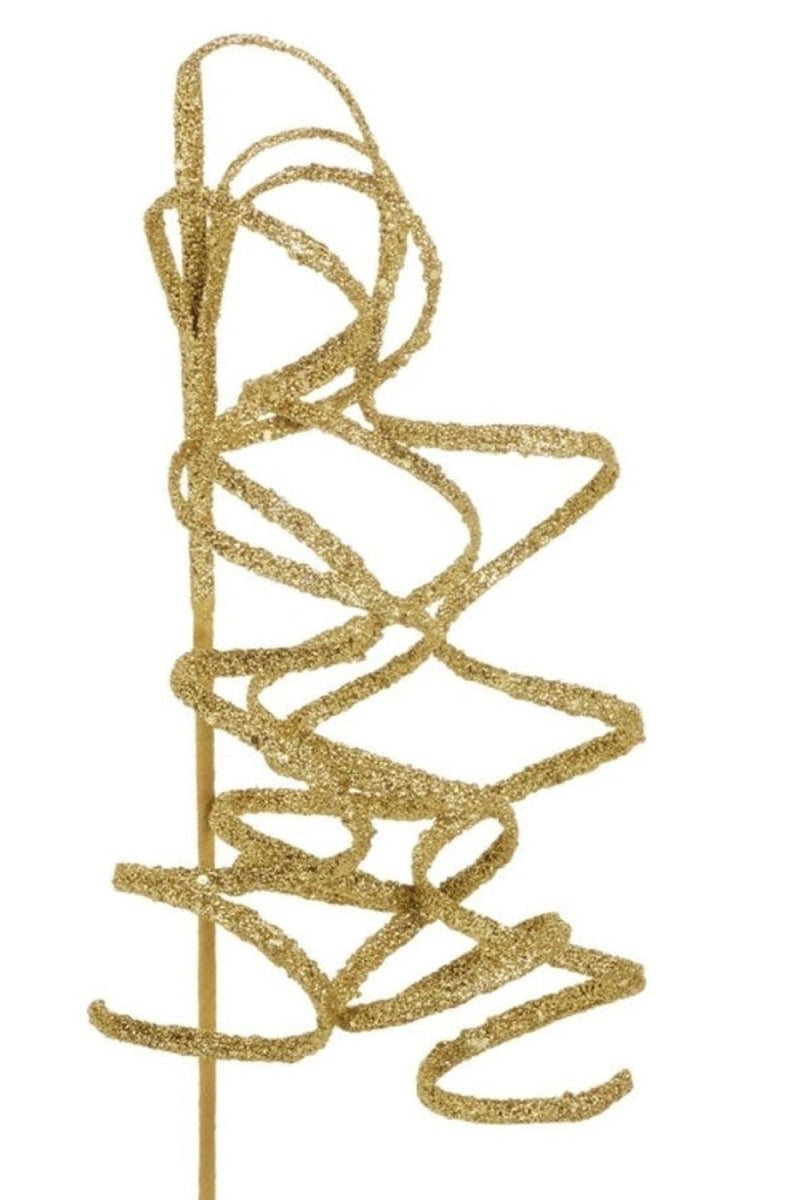 Shop For 33in Glittered Gold Spring Spray