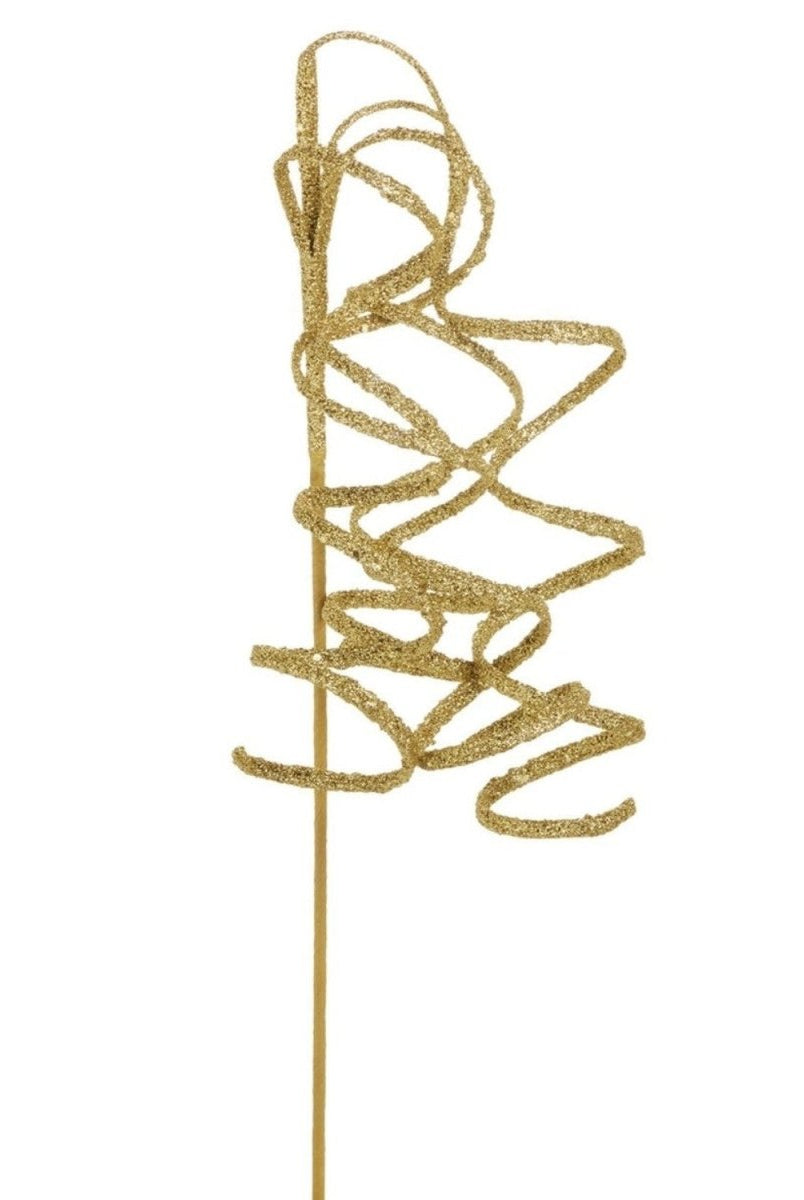 Shop For 33in Glittered Gold Spring Spray