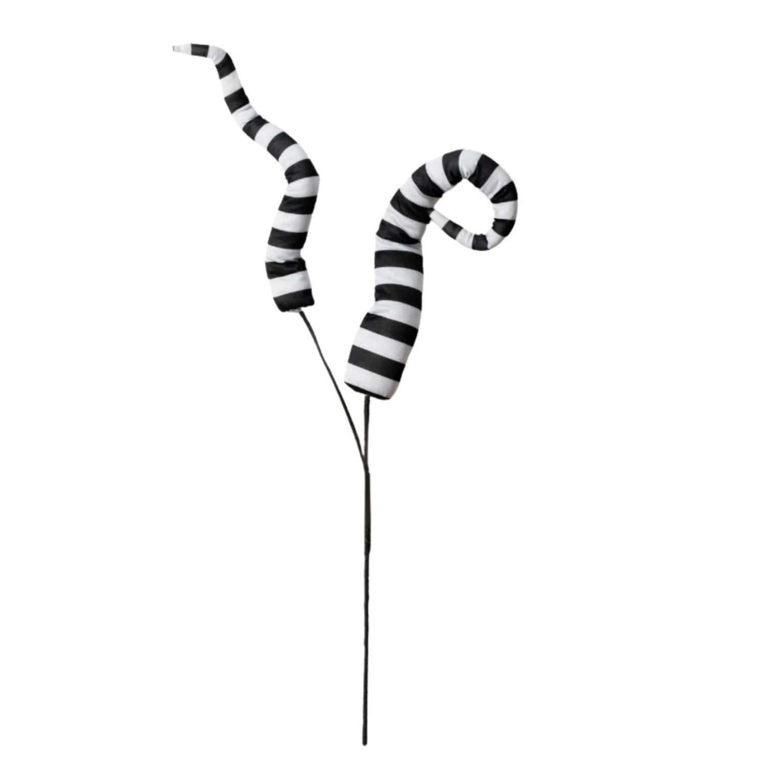 Shop For 34" Stripe Horn Spray: Black & White