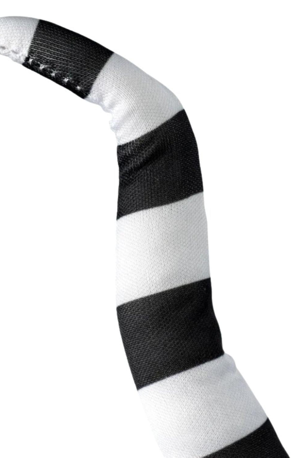 34" Stripe Horn Spray: Black & White