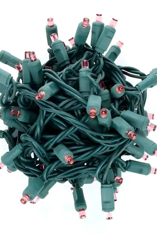 Shop For 35 5mm Pink LED Christmas Lights, 4" Spacing
