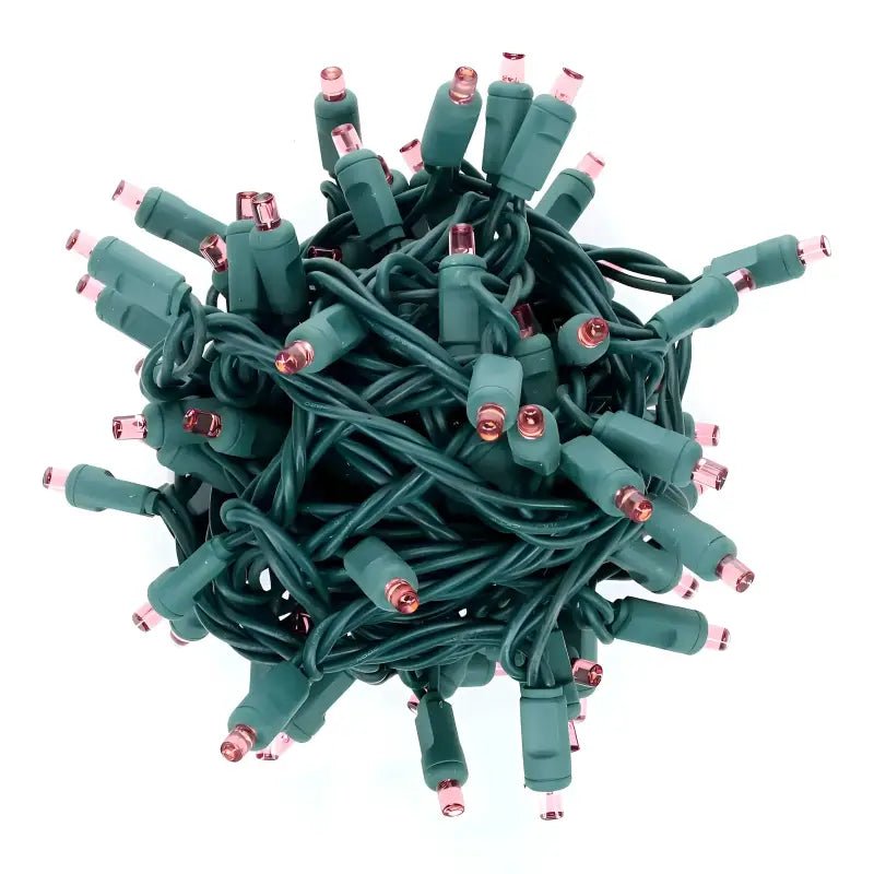 Shop For 35 5mm Pink LED Christmas Lights, 4" Spacing