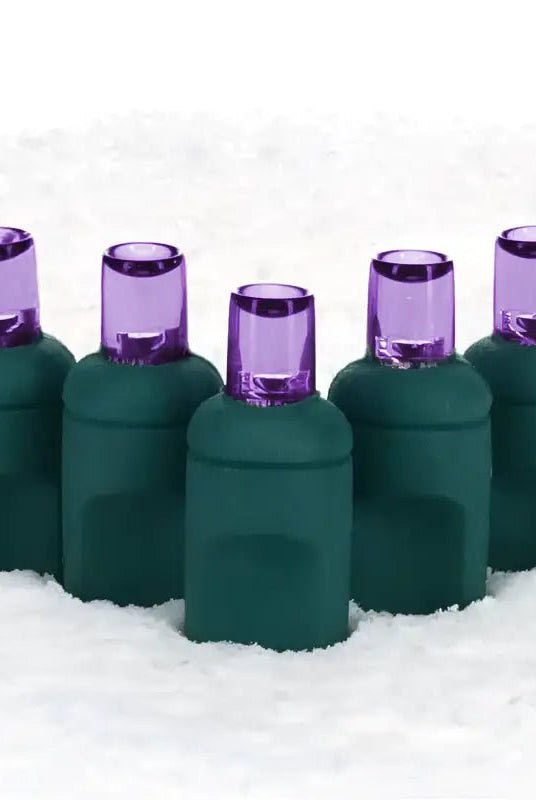 Shop For 35 5mm Purple LED Christmas Lights, 4" Spacing