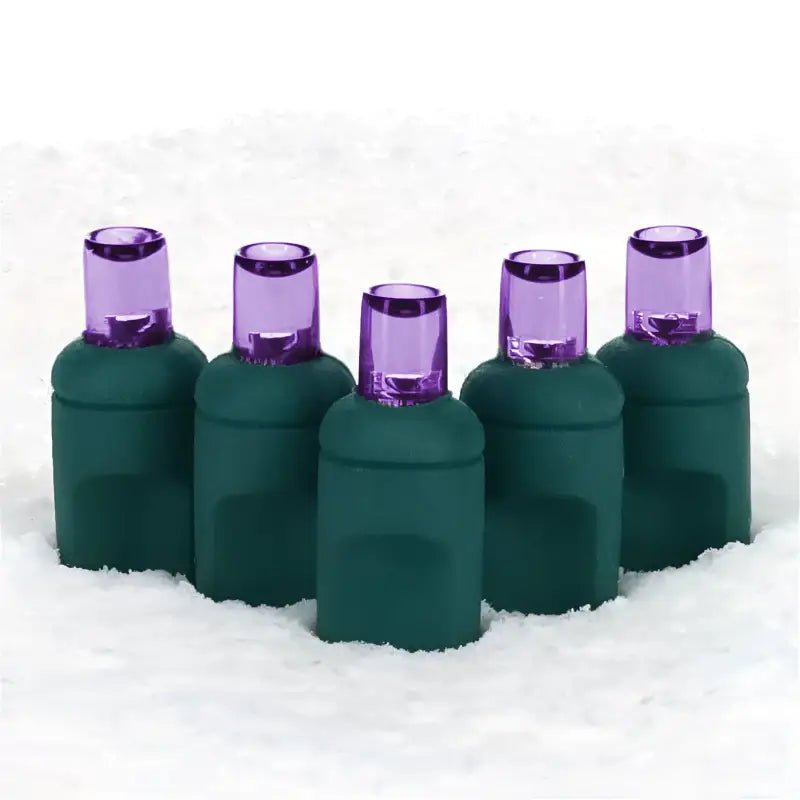 Shop For 35 5mm Purple LED Christmas Lights, 4" Spacing