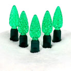 Shop For 35 C6 Green LED Christmas Light Set, 4" Spacing