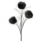 Shop For 35" Glitter Pom Pom Spray: Black