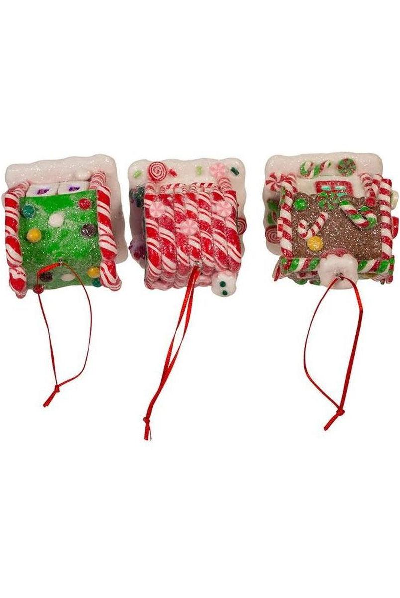 Shop For 3.5" LED Gingerbread Candy Houses, 3 - Piece Set