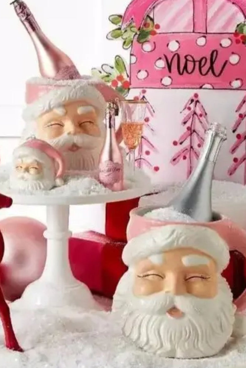 Shop For 3.5" Pink Santa Ornament