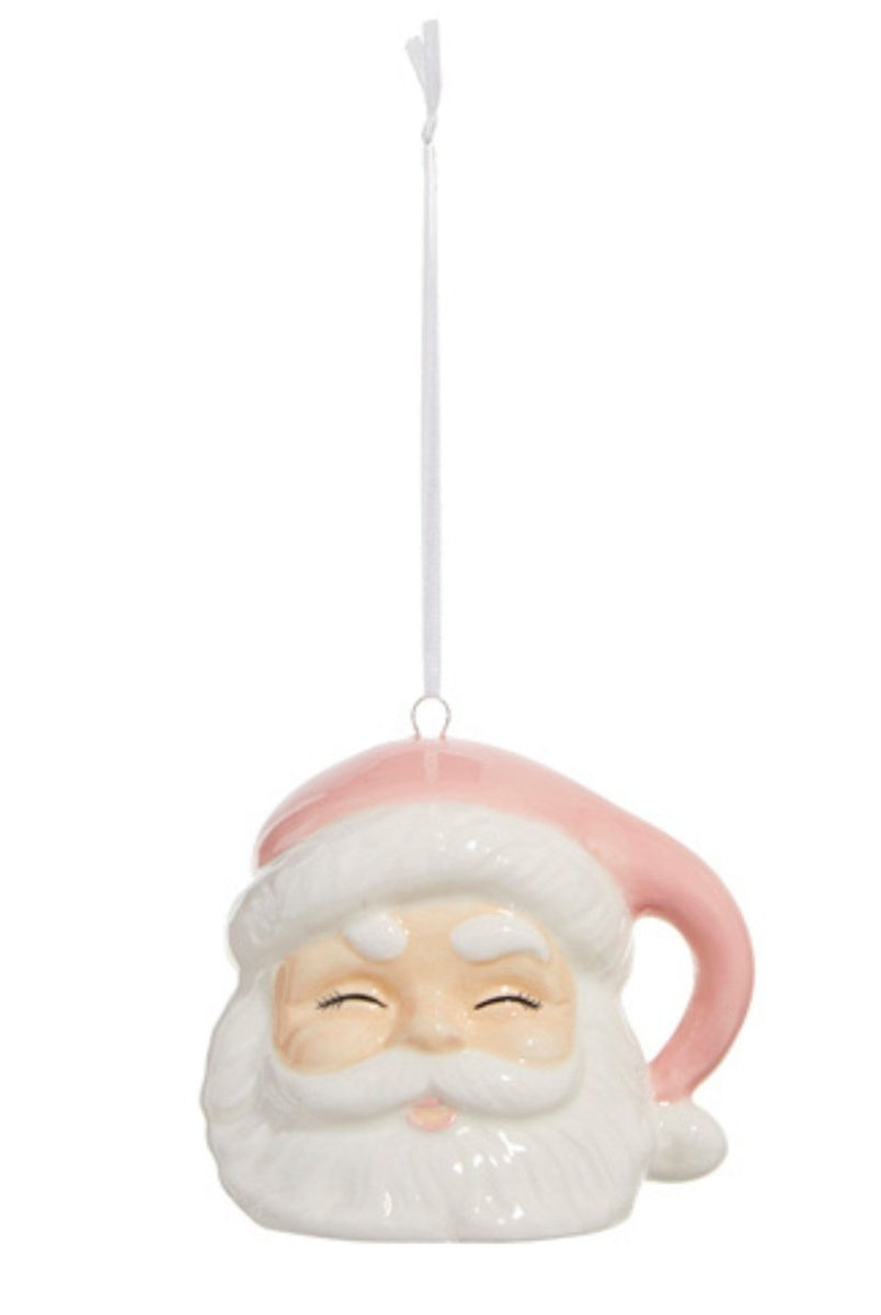 Shop For 3.5" Pink Santa Ornament